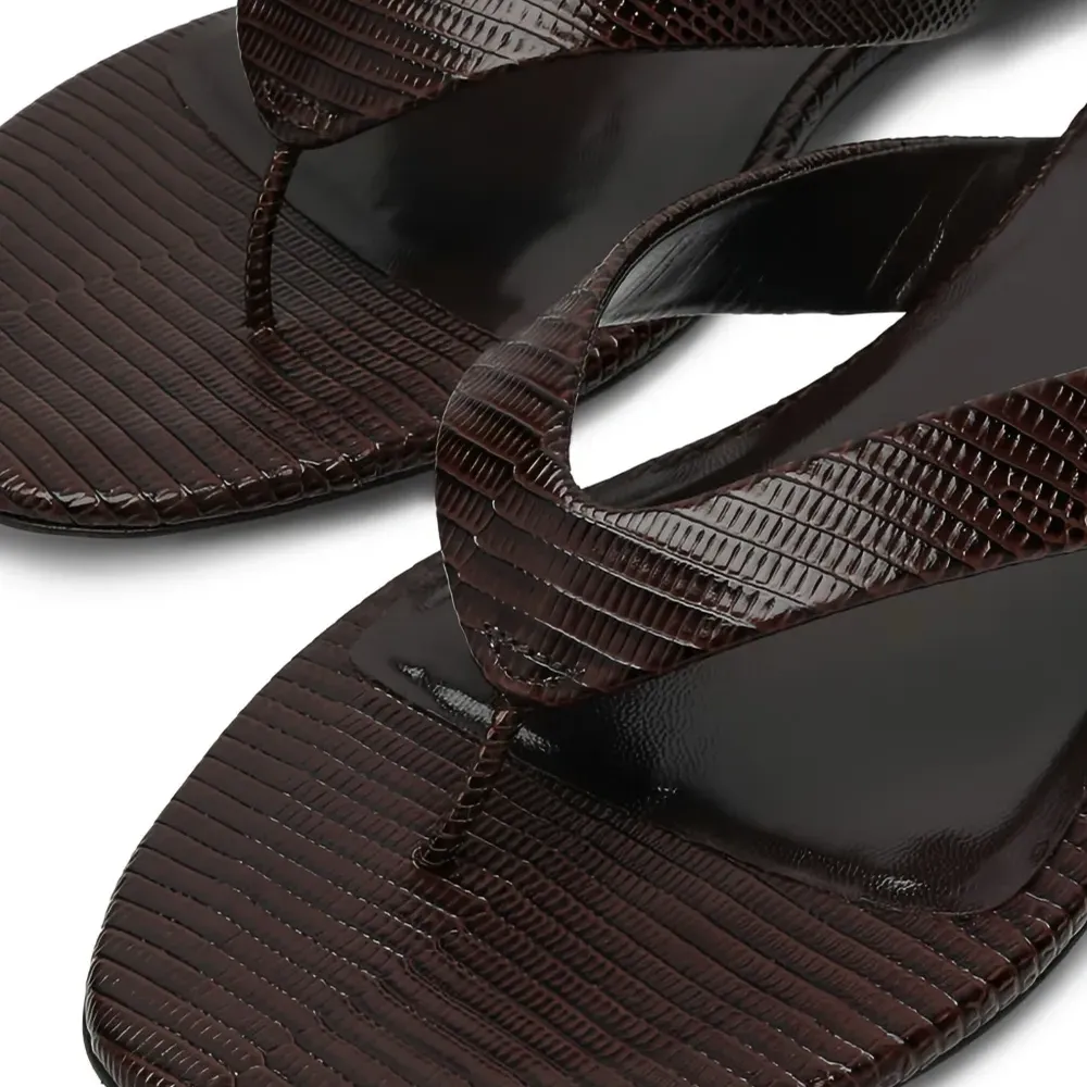 сандалии Infradito с тиснением