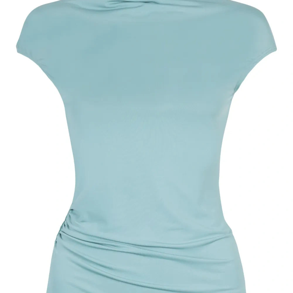 блузка асимметричного кроя