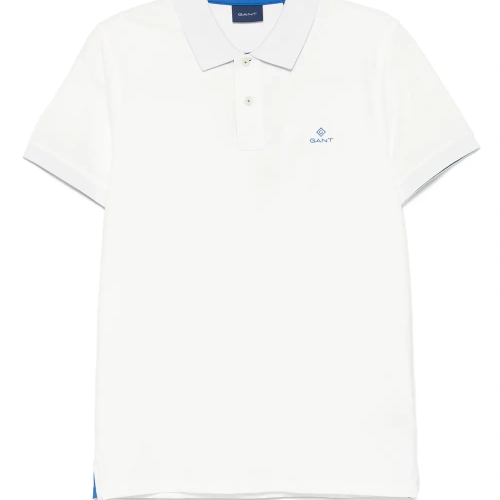 Рубашка поло с вышитым логотипом