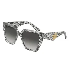 Геометрические солнцезащитные очки с кружевным узором Геометрические солнцезащитные очки с кружевным узором