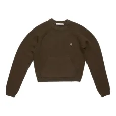 Свитер с рукавами реглан и карманом