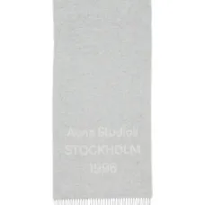 Шерстяной шарф с логотипом