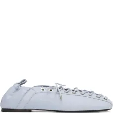 Балетки со шнуровкой