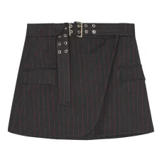 Юбка мини с поясом