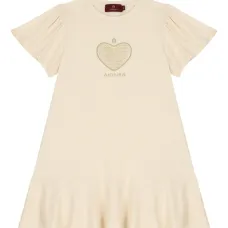 Платье с короткими рукавами