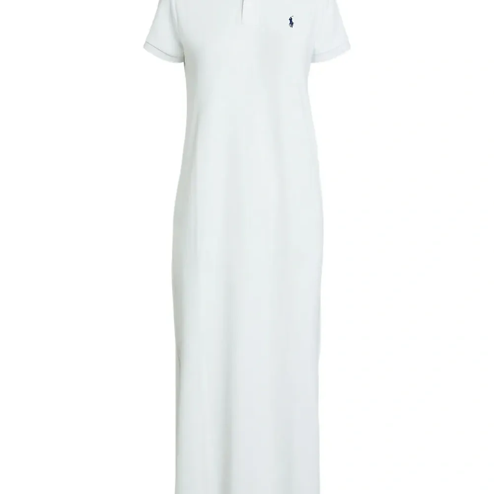 Платье с воротником поло