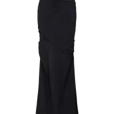 длинная юбка со сборками