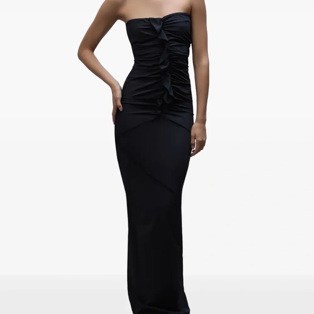 длинная юбка со сборками