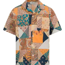 Рубашка в технике пэчворк