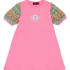 Платье-футболка с графичным принтом