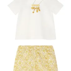 комплект из футболки и шортов с логотипом