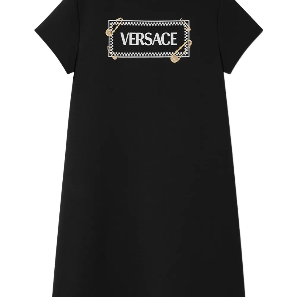 Платье-трапеция с логотипом