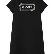 Платье-трапеция с логотипом