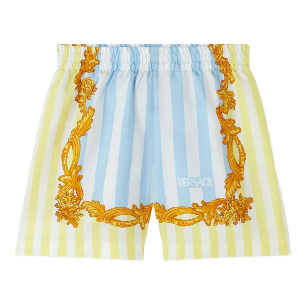 шорты в полоску с принтом Baroque