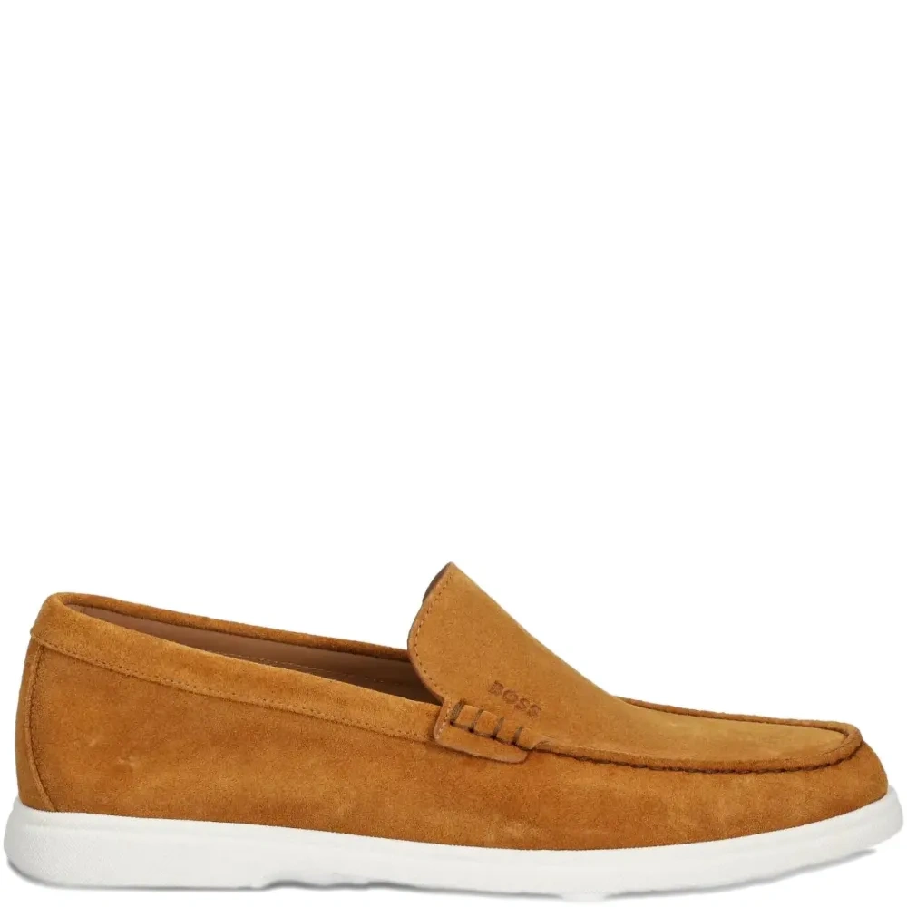 Замшевые лоферы