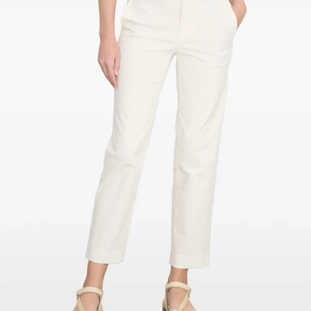 Прямые брюки с петлями для ремня