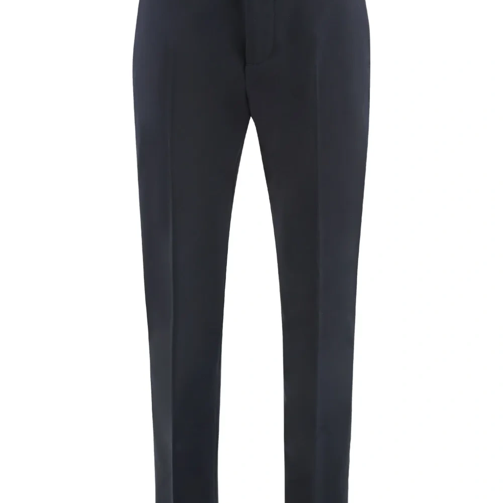 Брюки с нашивкой-логотипом