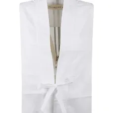 Полосатое платье без рукавов