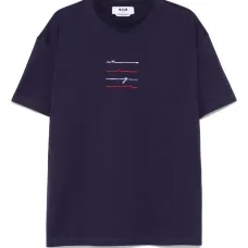 Футболка из джерси с вышитым логотипом