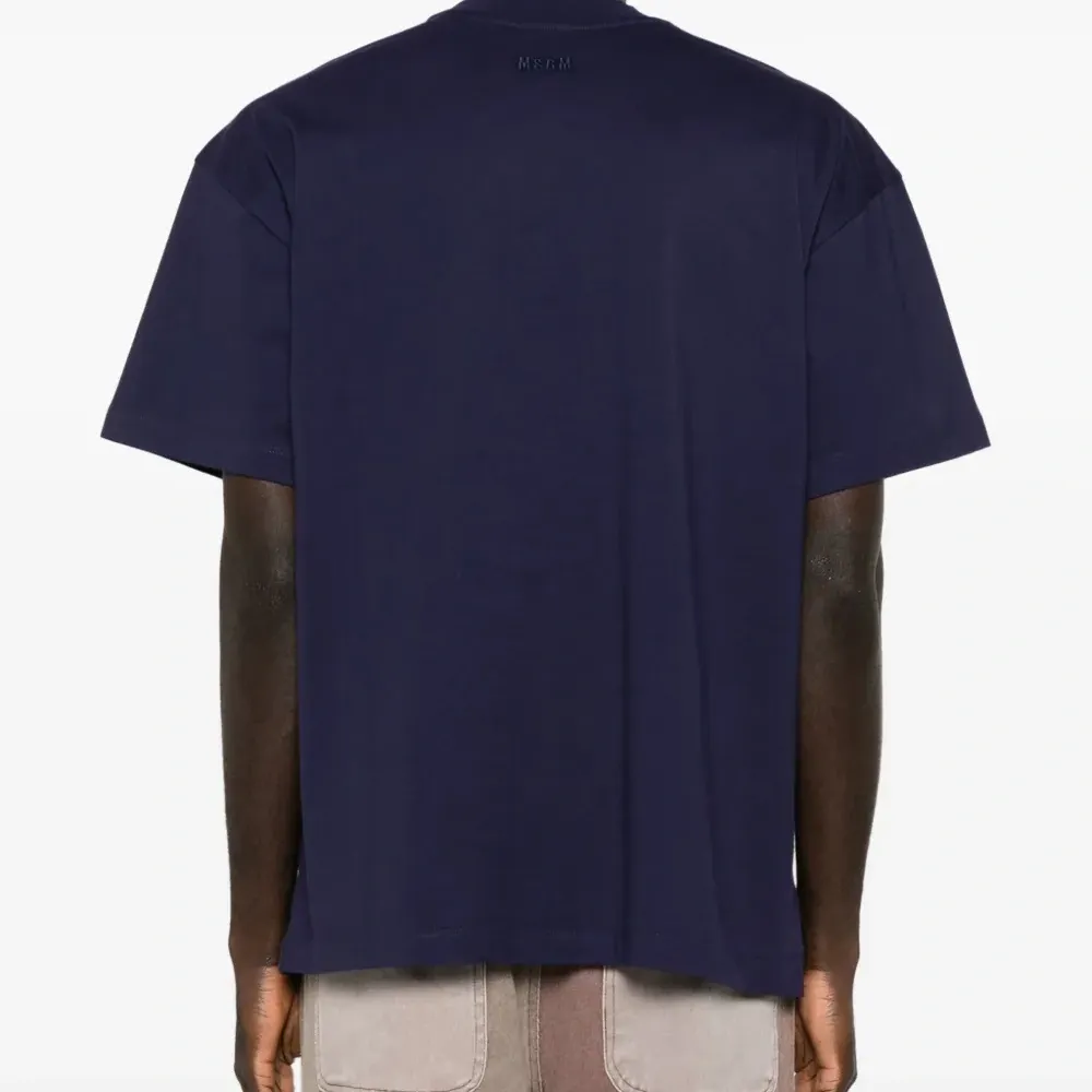 Футболка из джерси с вышитым логотипом