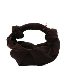 Сумка-ведро из замши с узлом Сумка-ведро из замши с узлом