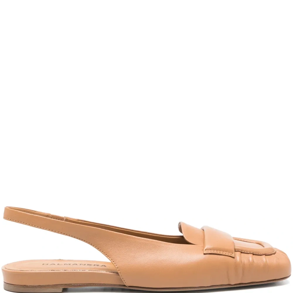 Балетки с ремешком на пятке