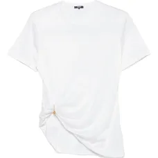 футболка с драпировкой