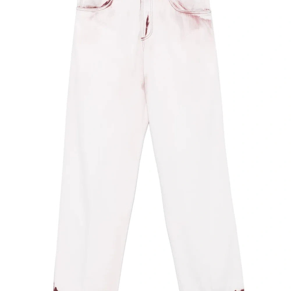 Брюки с выбеленным эффектом