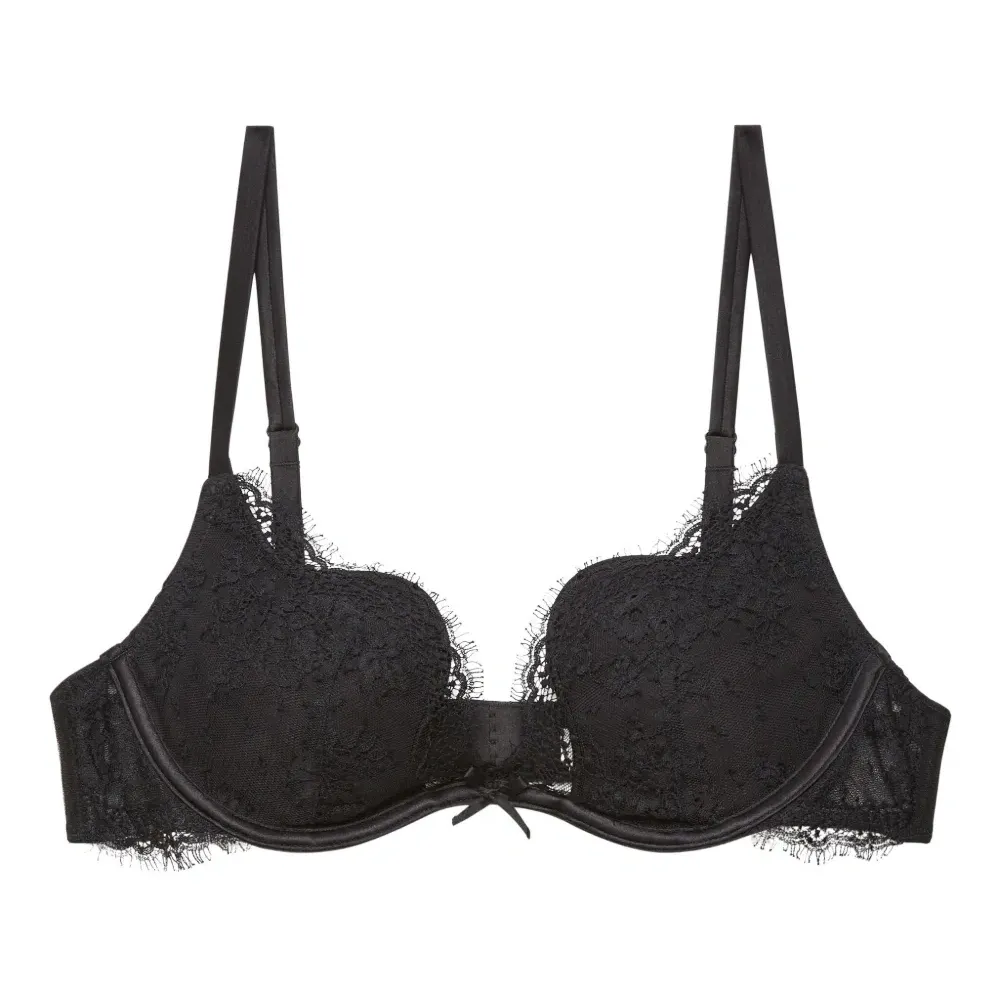 кружевной бюстгальтер на косточках