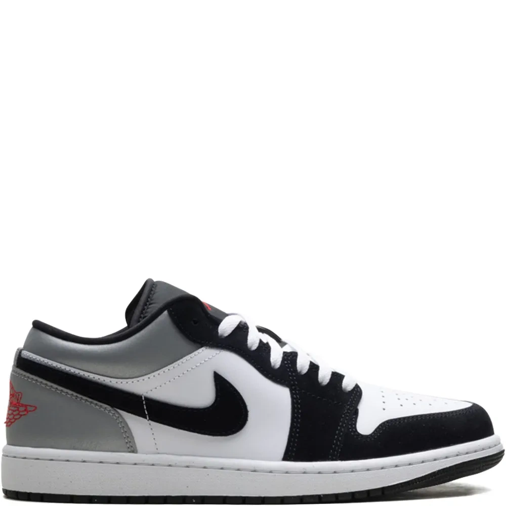 Кроссовки Jordan 1 Low SE "White/Fire Red/Black/Matte Silver" Кроссовки Jordan 1 Low SE "White/Fire Red/Black/Matte Silver"