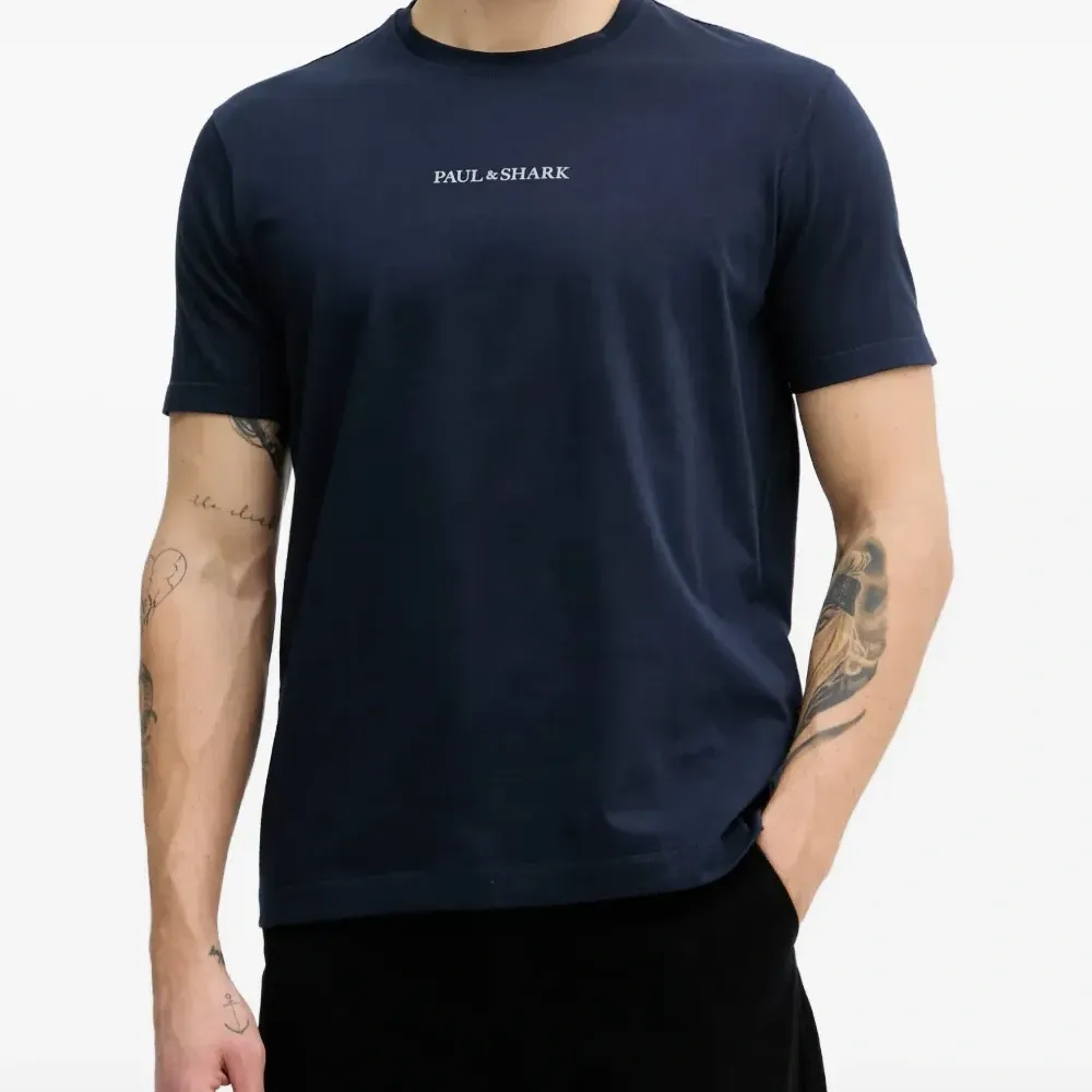 Хлопковая футболка с логотипом