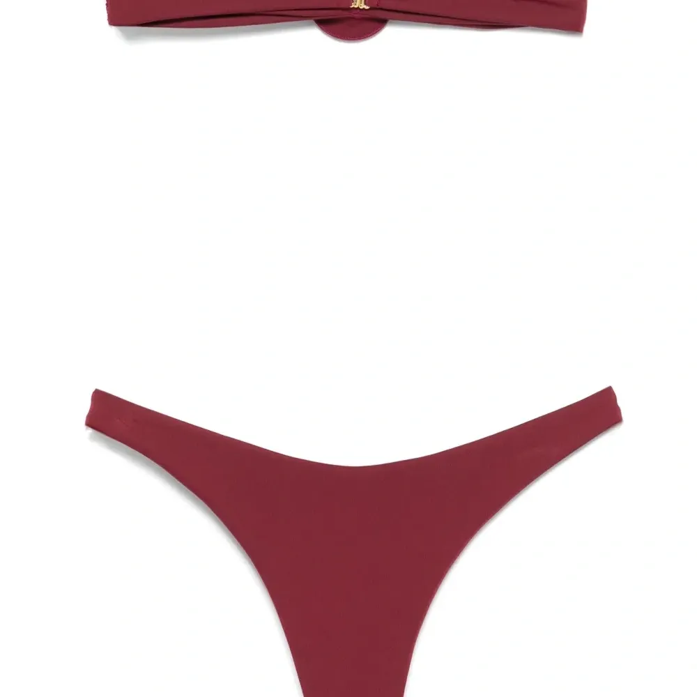 Бикини с цветочной аппликацией