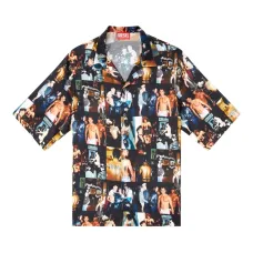 рубашка с графичным принтом из коллаборации с Tom of Finland Foundation