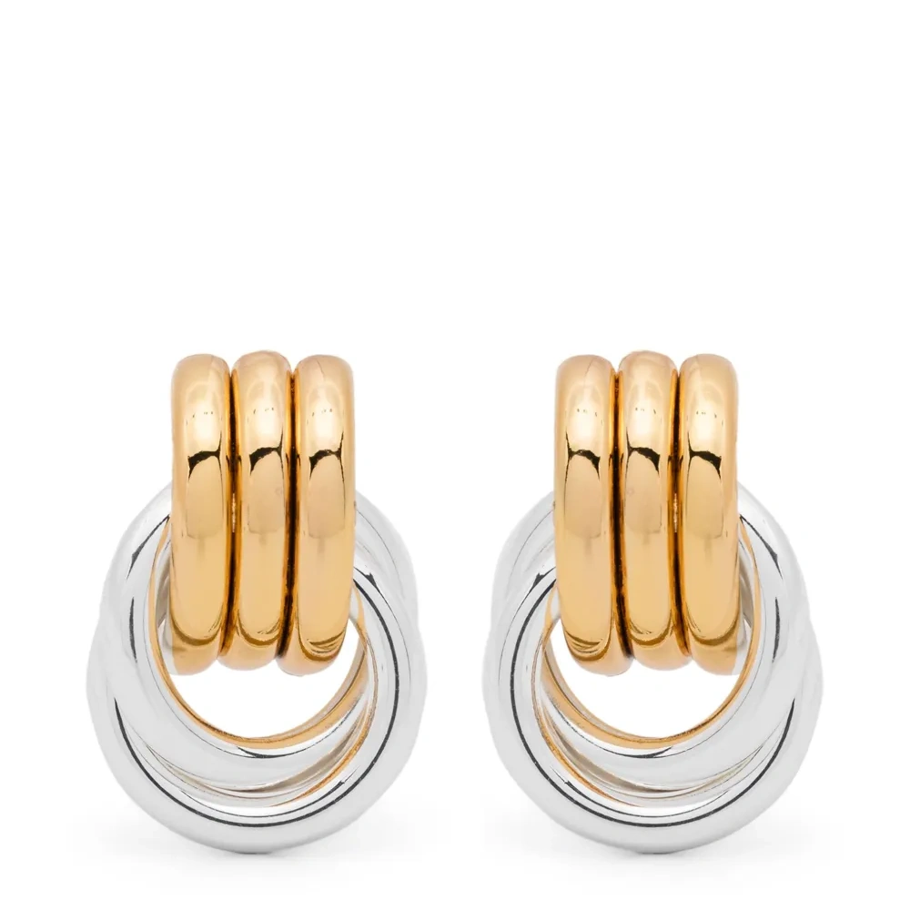 серьги Knot Mixed