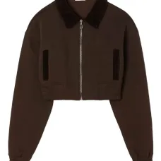 толстовка на молнии с вышивкой толстовка на молнии с вышивкой