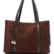 Сумка-тоут с кожаной отделкой