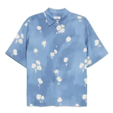 рубашка с цветочным принтом