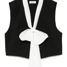 блузка с V-образным вырезом