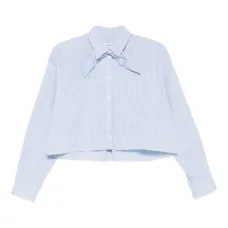 Укороченная рубашка в клетку