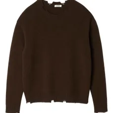 Шерстяной свитер с бахромой