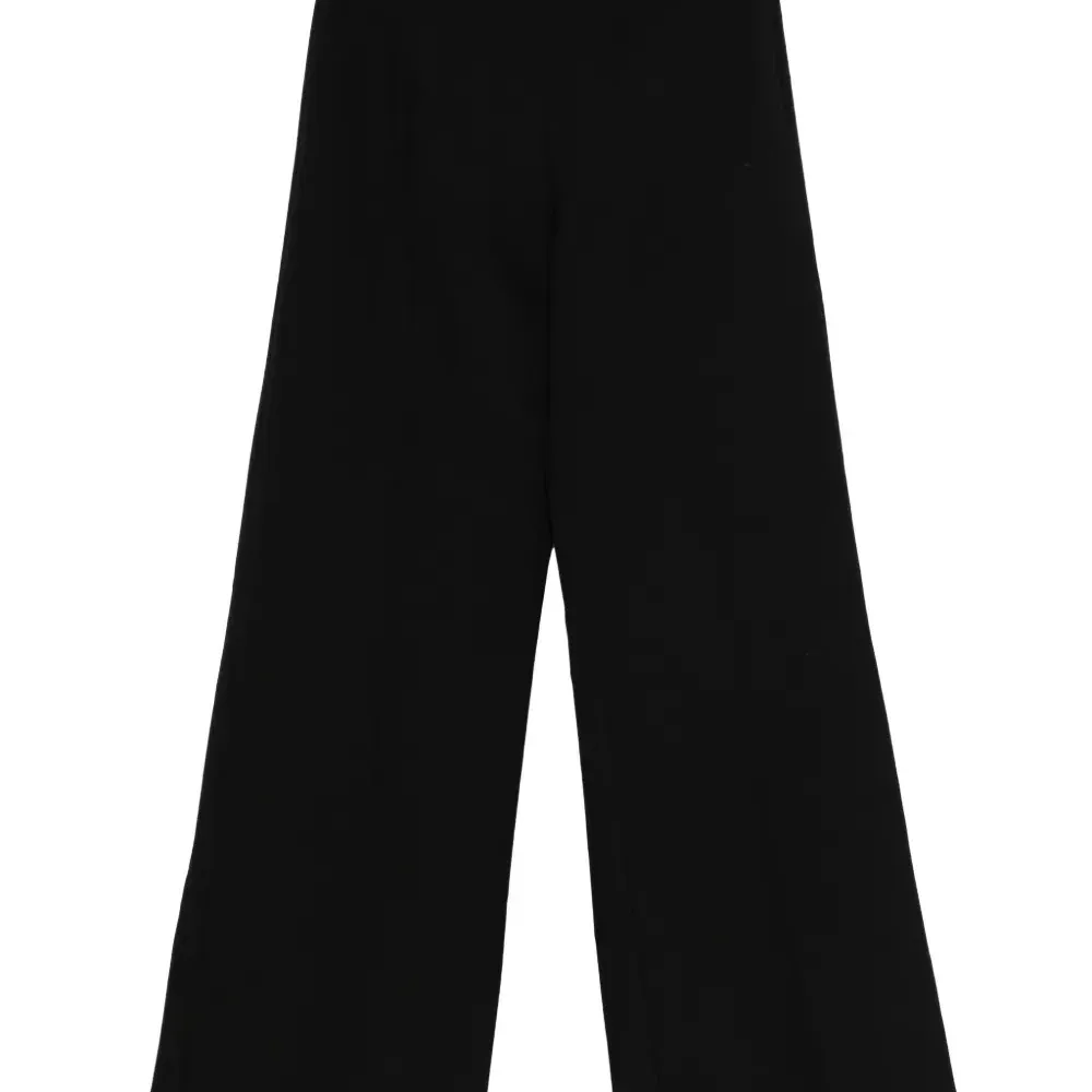 Брюки с атласными вставками