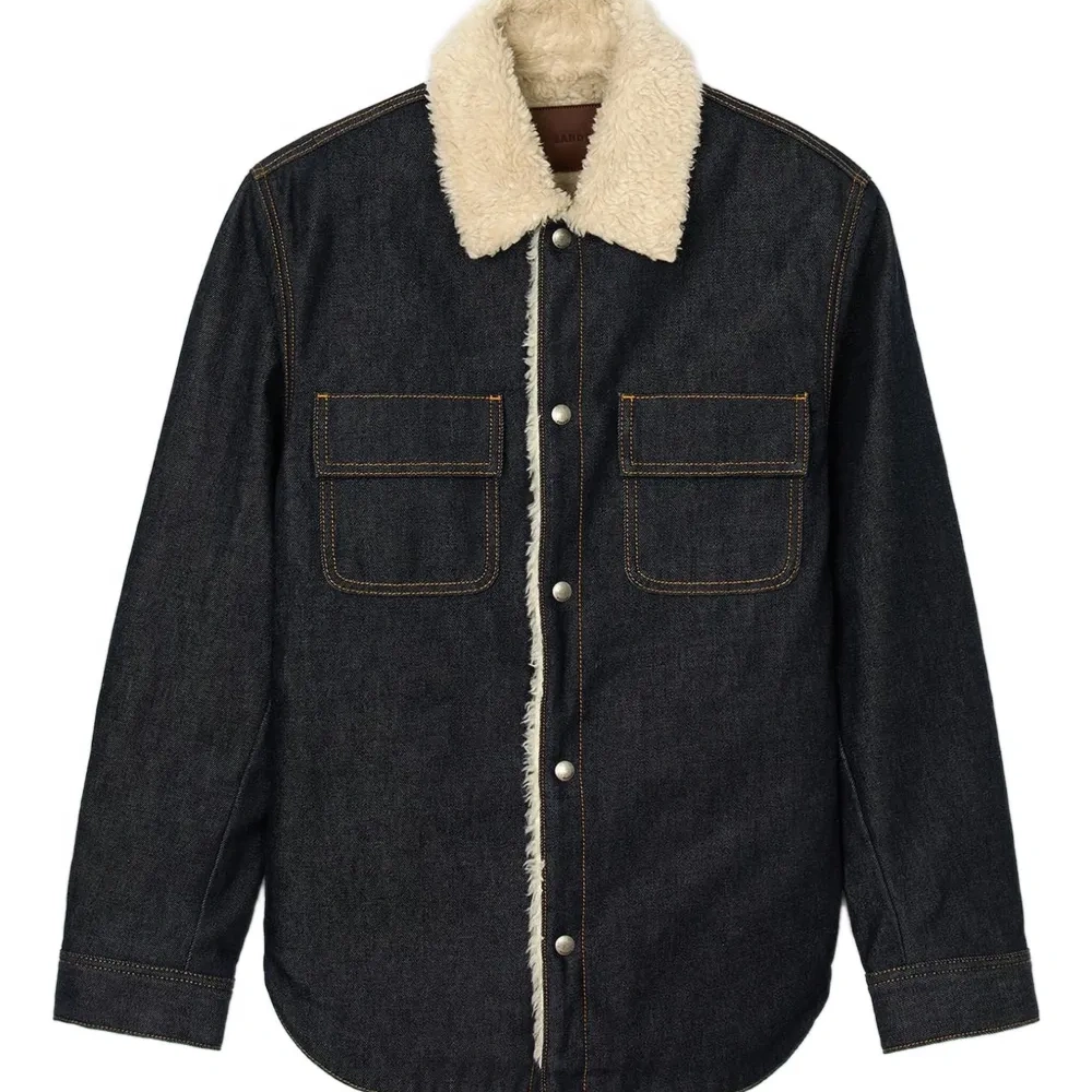 Куртка с карманами из овчины