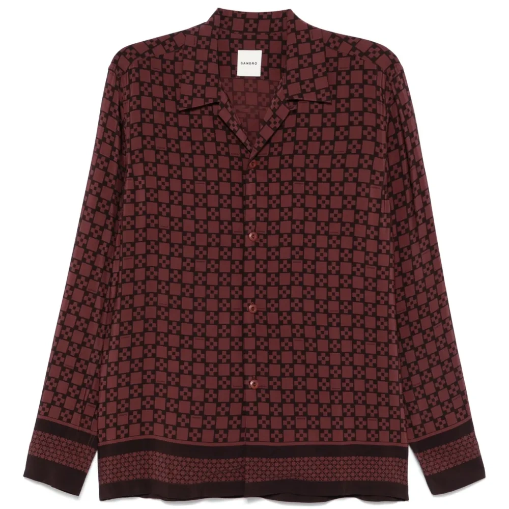 Рубашка с принтом Square Cross