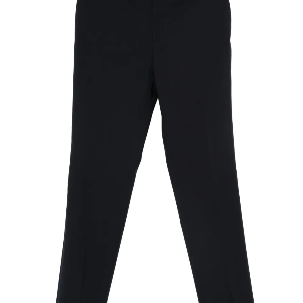 шерстяные брюки строгого кроя