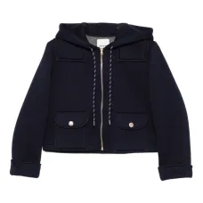 Куртка на молнии с капюшоном