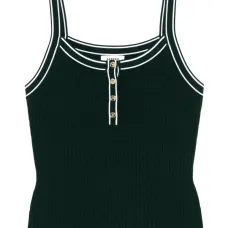 топ с отделкой в полоску