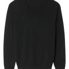 Шерстяной свитер с V-образным вырезом