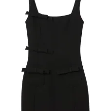 Платье с бантом