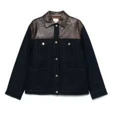 Джинсовая куртка со вставками Джинсовая куртка со вставками