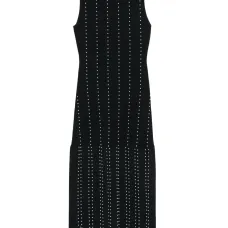 Декорированное платье без рукавов Декорированное платье без рукавов